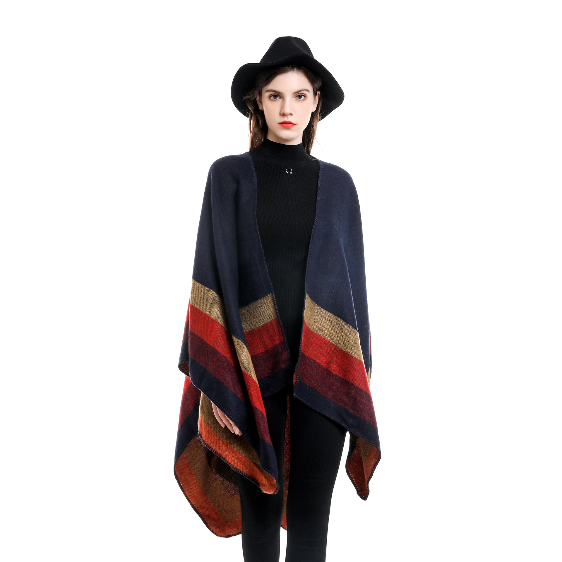 2024 New Fashion Winter Warm P - Shawl Wrap Winter avaliação e preço