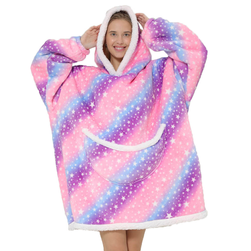 Lazy Hoodie Blanket Oversized  - Sherpa Hoodie Fleece avaliação e preço