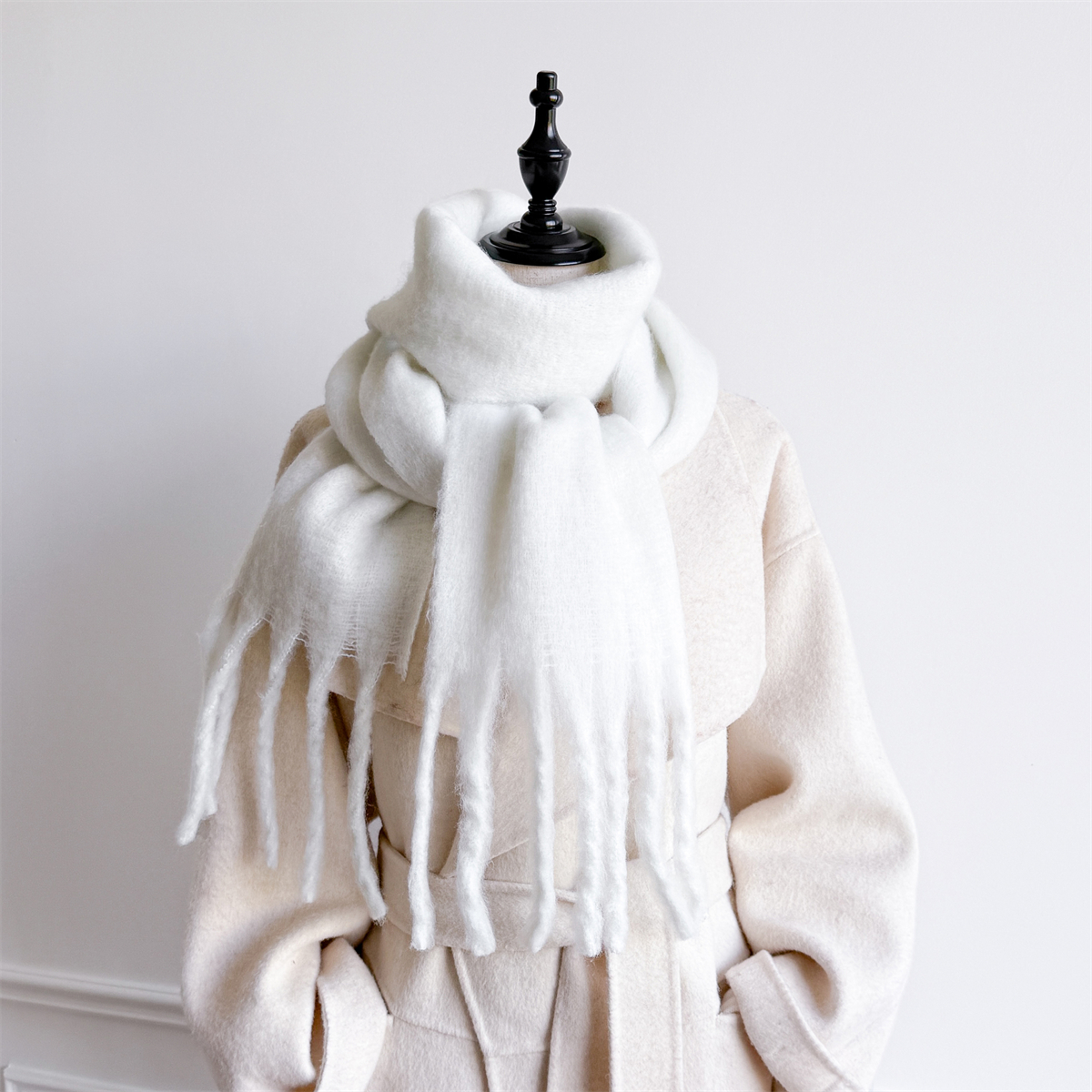 20*200cm Solid Color Thick War - Cashmere Pashmina Wrap avaliação e preço