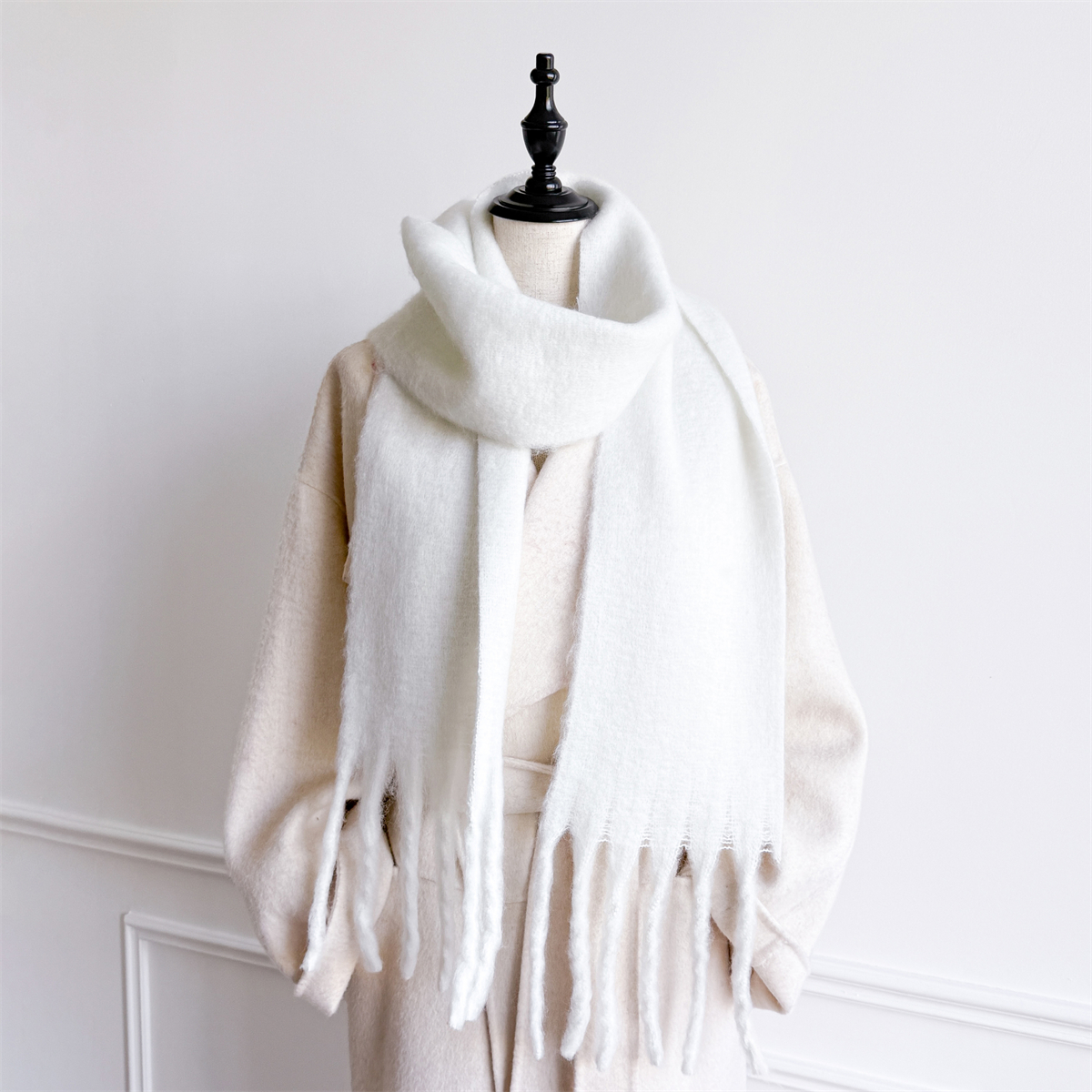 20*200cm Solid Color Thick War - Cashmere Pashmina Wrap avaliação e preço