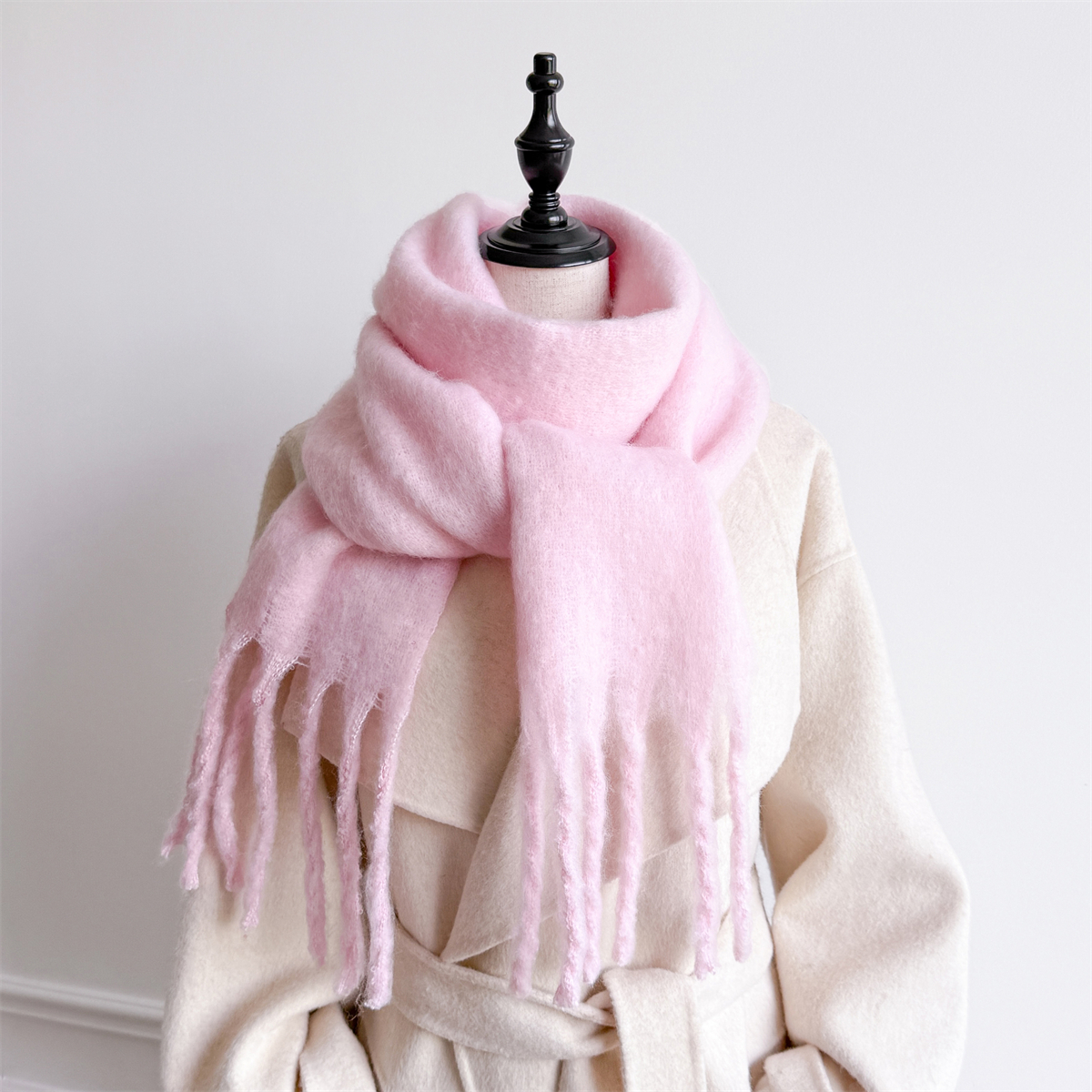20*200cm Solid Color Thick War - Cashmere Pashmina Wrap avaliação e preço