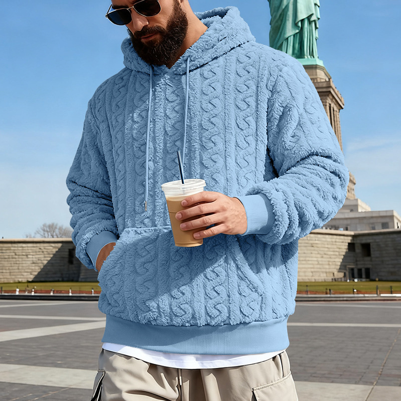 Men's Fleece Hoodie Winter War - Sherpa Hoodie Fleece avaliação e preço