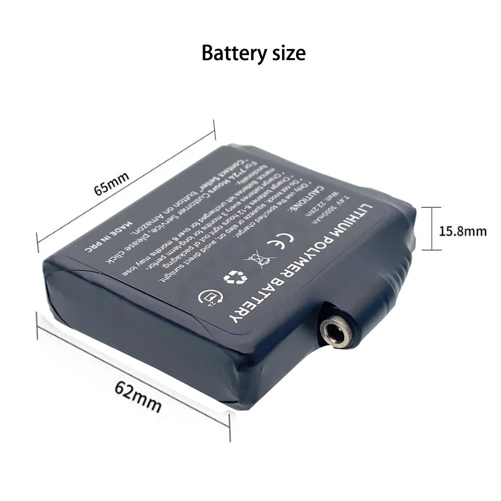 Gloves Battery 7.4V 3000mah Po - Heated Vest Battery avaliação e preço