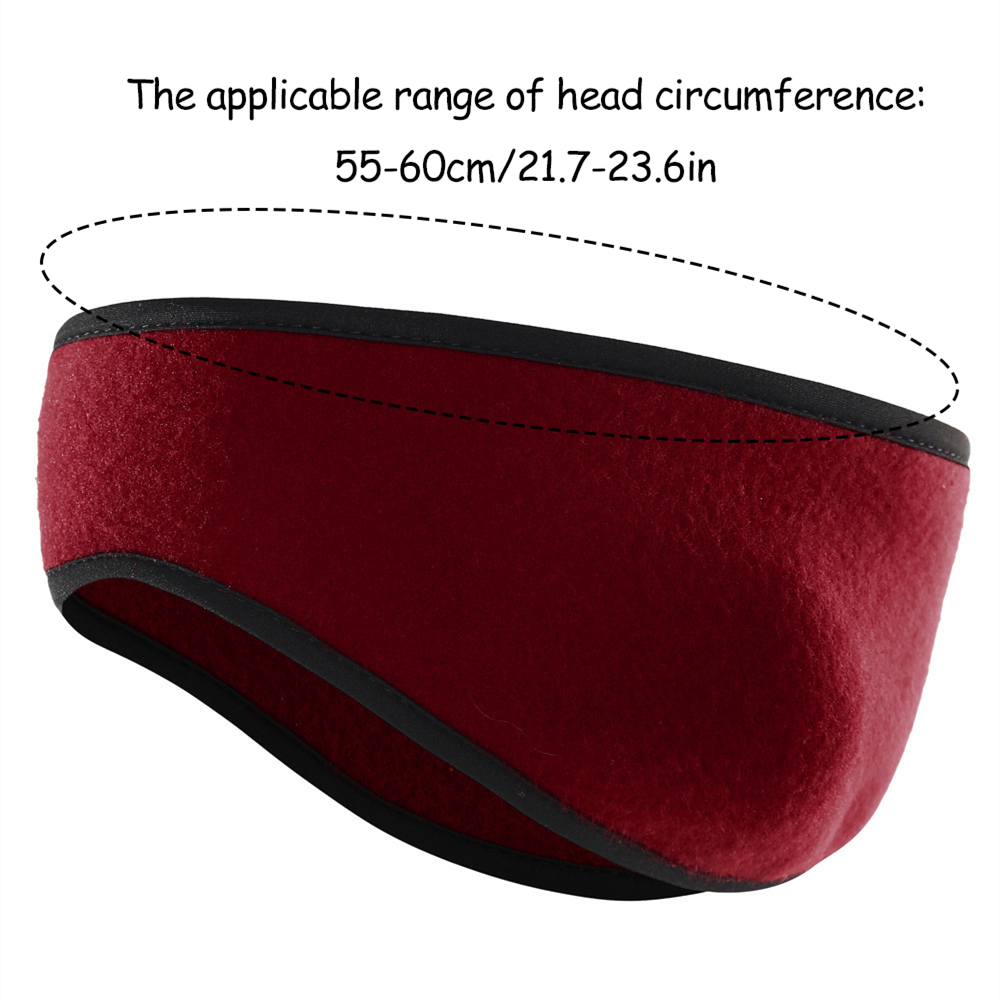 1Pc Winter Fleece Earmuffs Col - Fleece Ear Warmer Band avaliação e preço