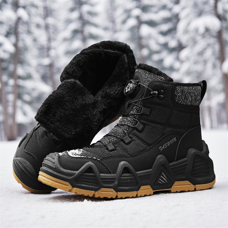 Warm Fur Outdoor Mens Combat T - Waterproof Winter Boot avaliação e preço