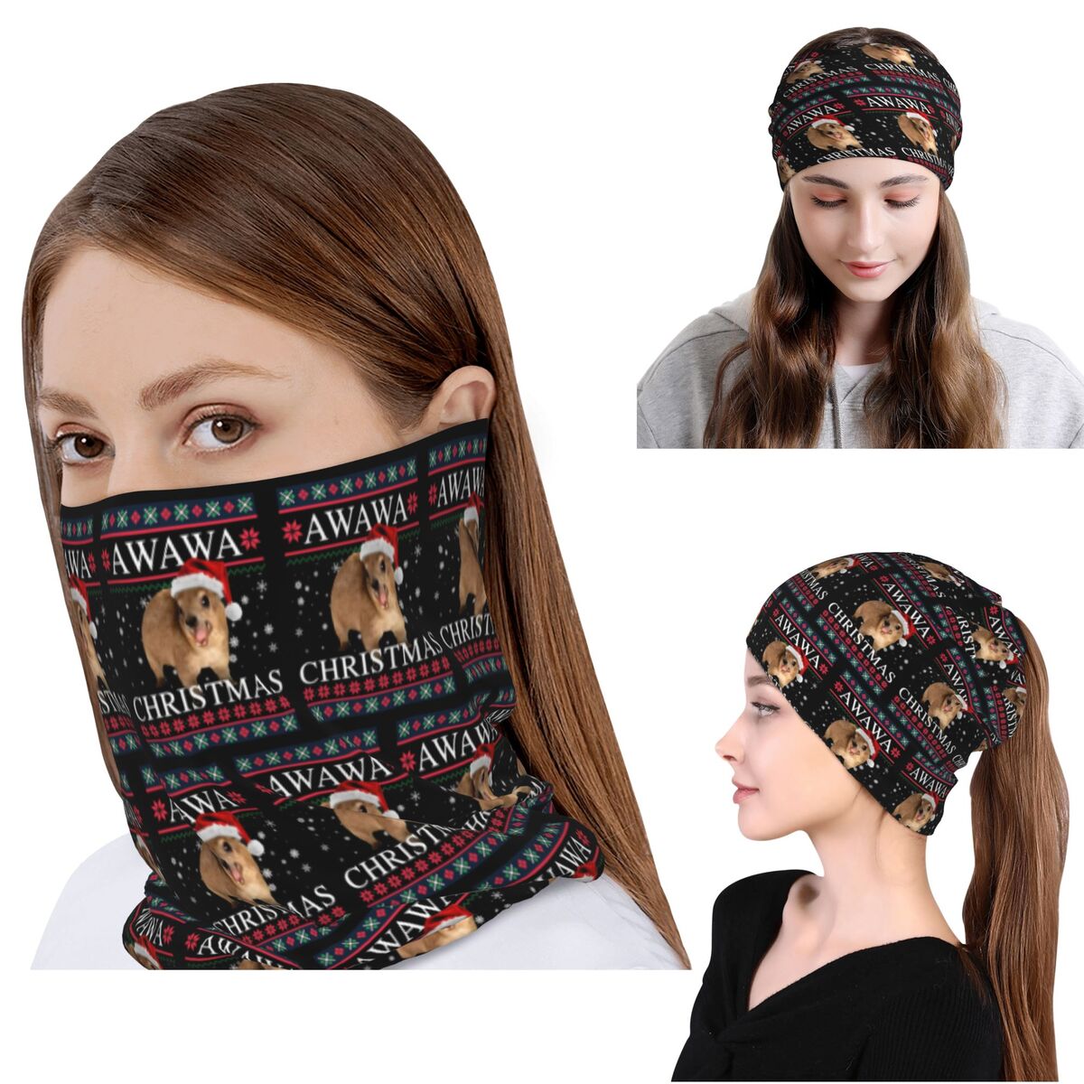Rock Hyrax Merry Christmas Ugl - Knit Beanie Hat Warm avaliação e preço