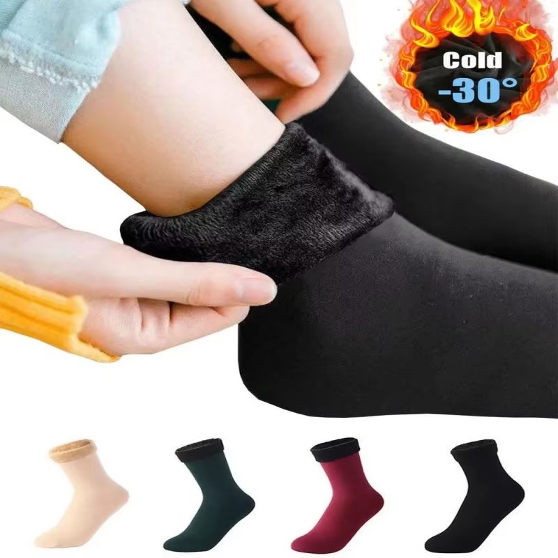 1/2/3 Pairs Men Women Winter T - Thermal Sock Wool avaliação e preço