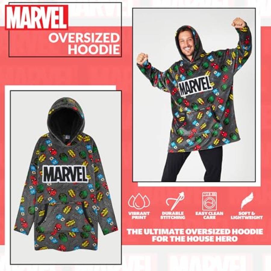 Avengers Blanket Hoodie for Me - Sherpa Hoodie Fleece avaliação e preço