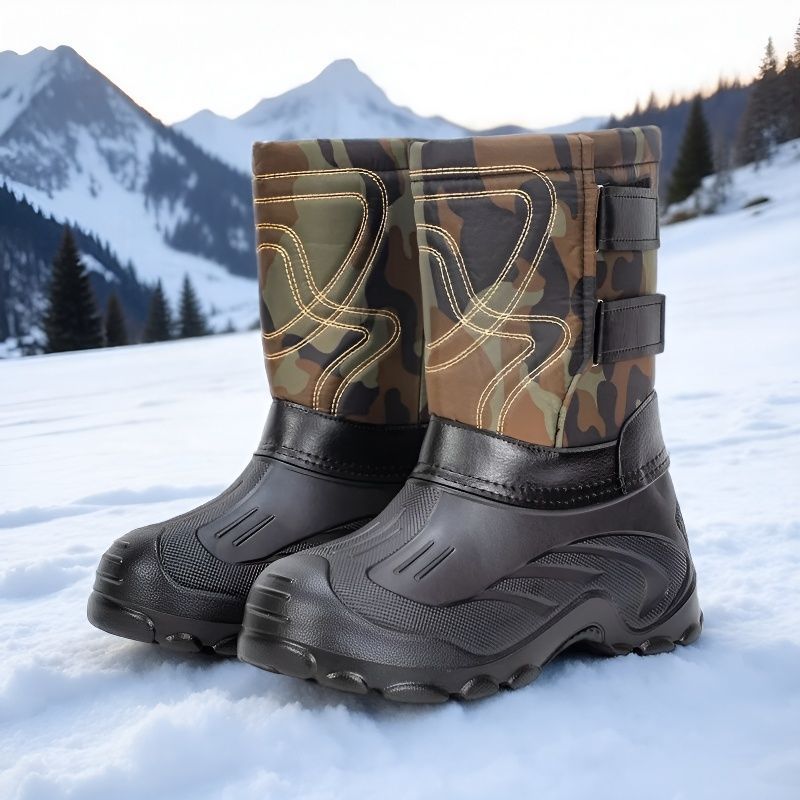 Large size snow boots, cold re - Waterproof Winter Boot avaliação e preço