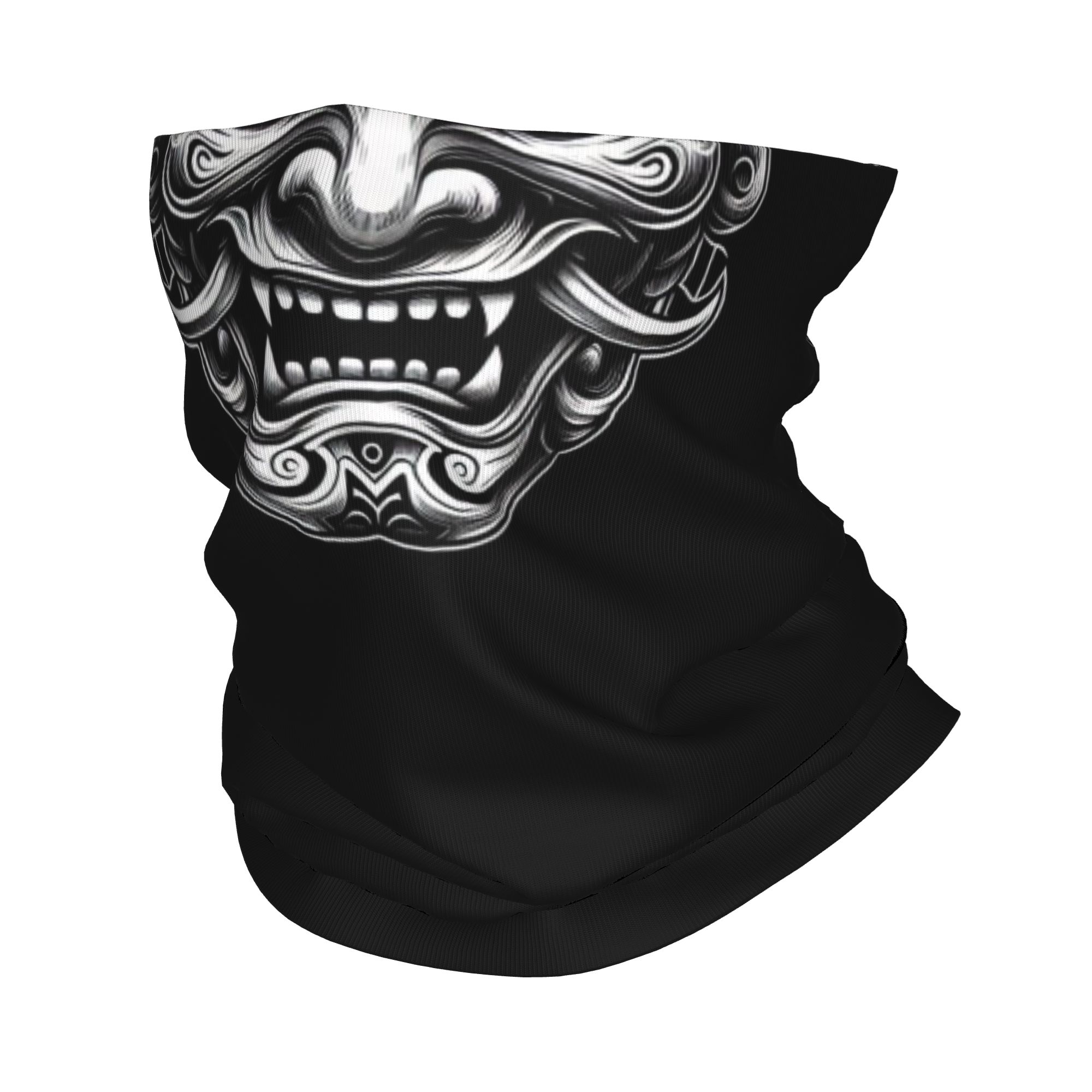 Custom Samurai Oni Demon Banda - Neck Gaiter Fleece avaliação e preço