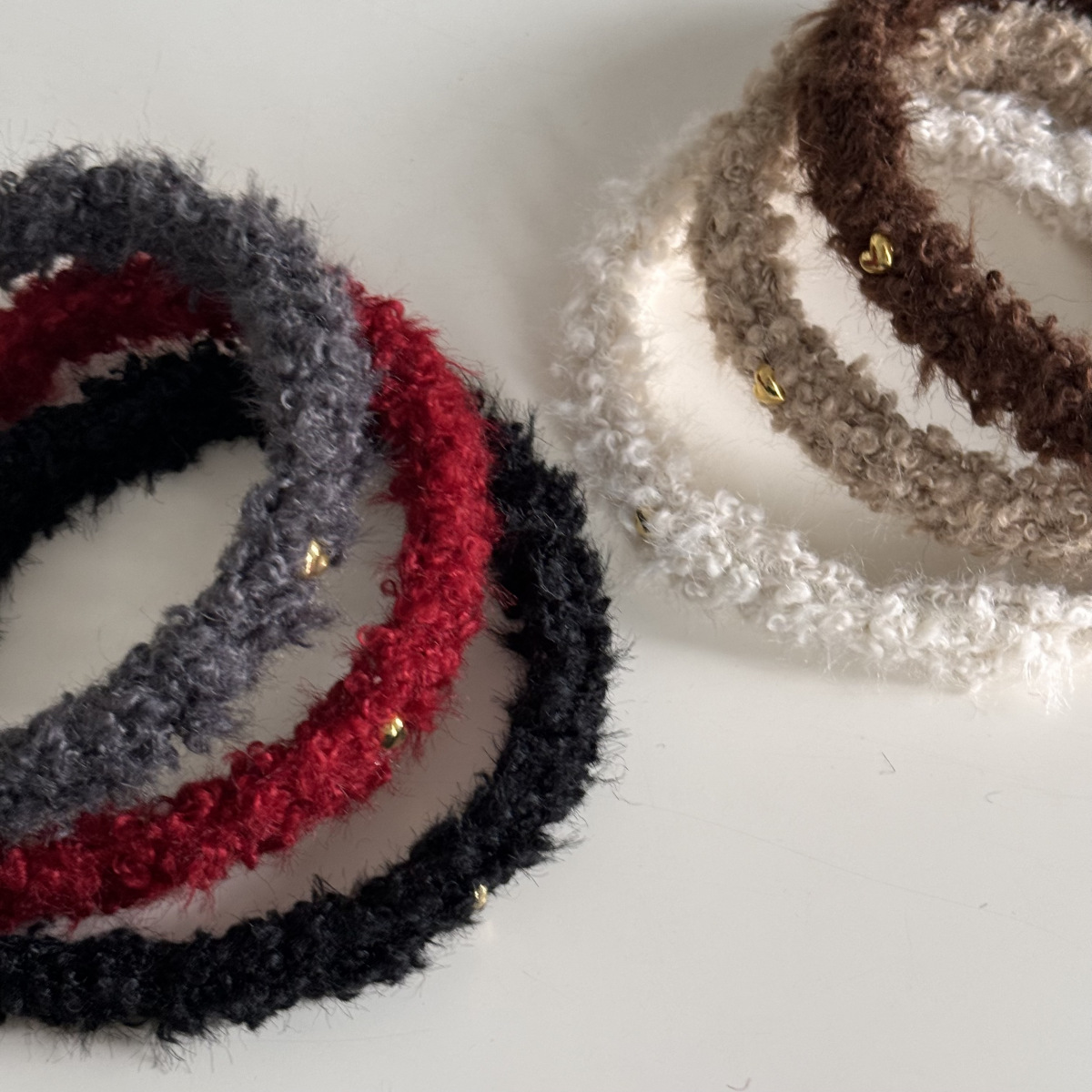 Winter Fleece Plush Headbands  - Winter Headband Fleece avaliação e preço