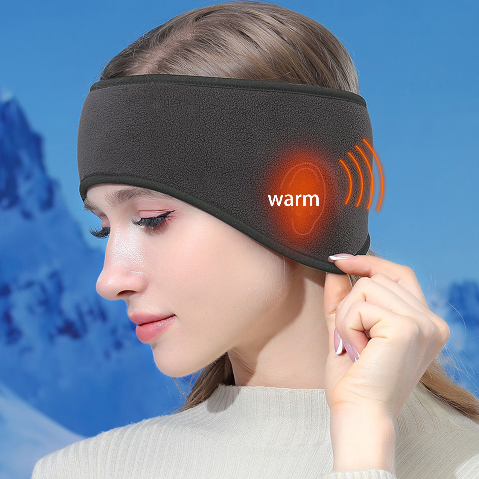 Lightweight Winter Fleece Ther - Fleece Ear Warmer Band avaliação e preço