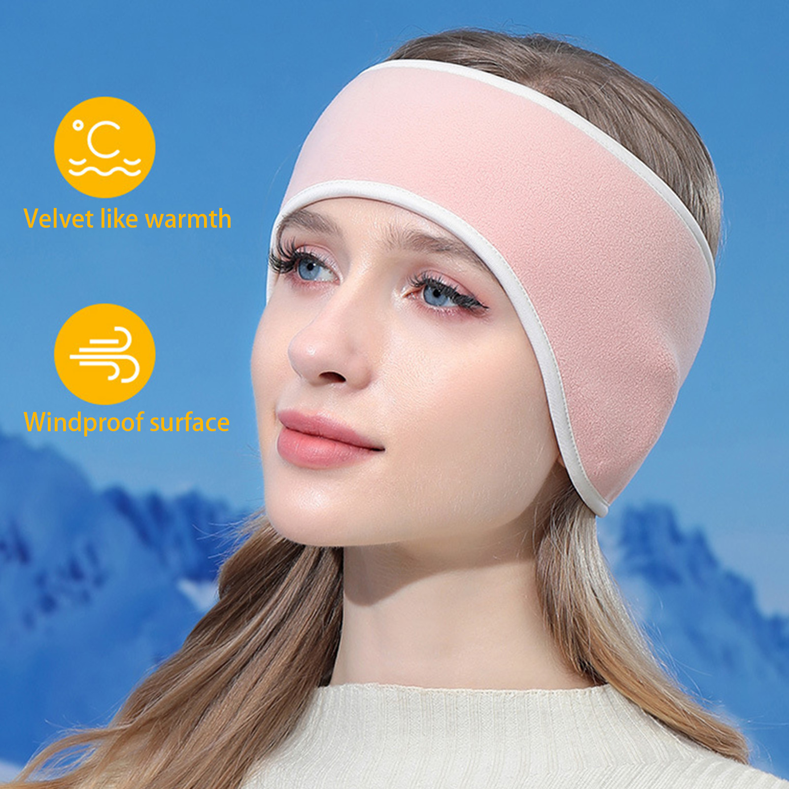Lightweight Winter Fleece Ther - Fleece Ear Warmer Band avaliação e preço