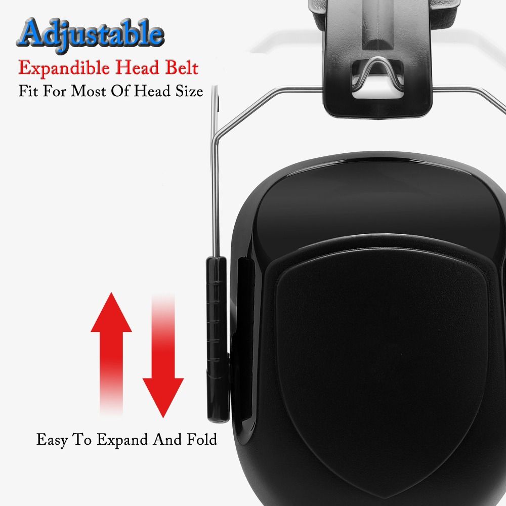SNR-34dB Adjustable Head Earmu - Earmuffs Foldable avaliação e preço