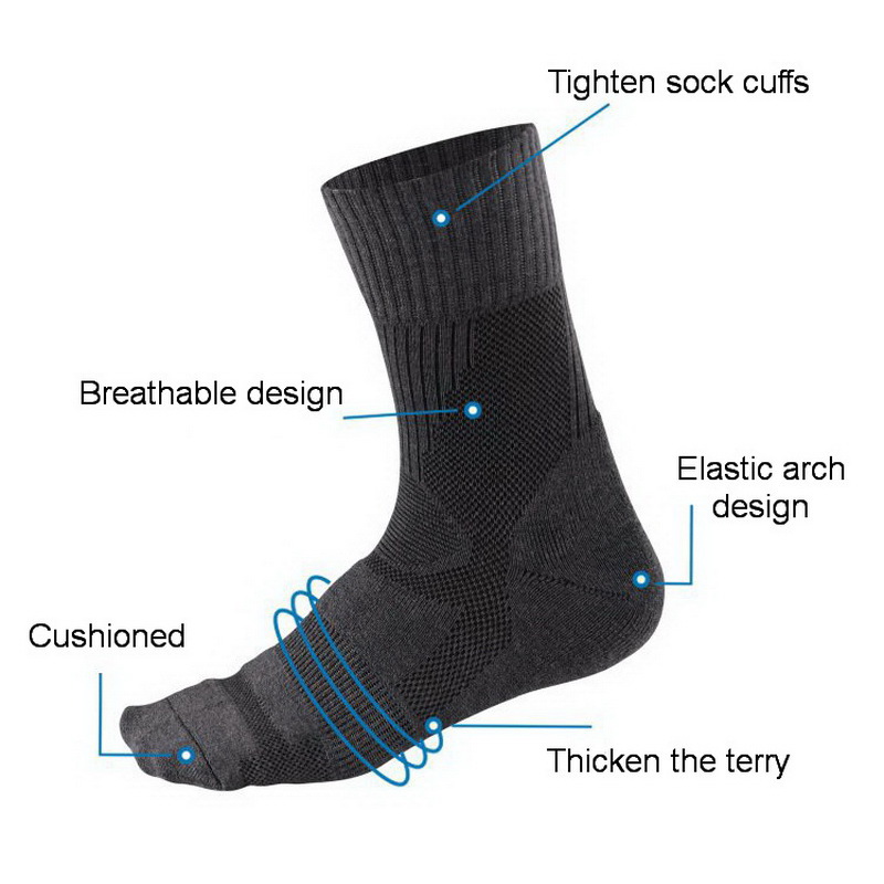 1 Pair Merino Wool Sock Winter - Thermal Sock Wool avaliação e preço