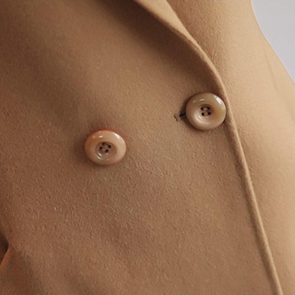 2025 Elegant Women Woolen Coat - Wool Coat Peacoat avaliação e preço