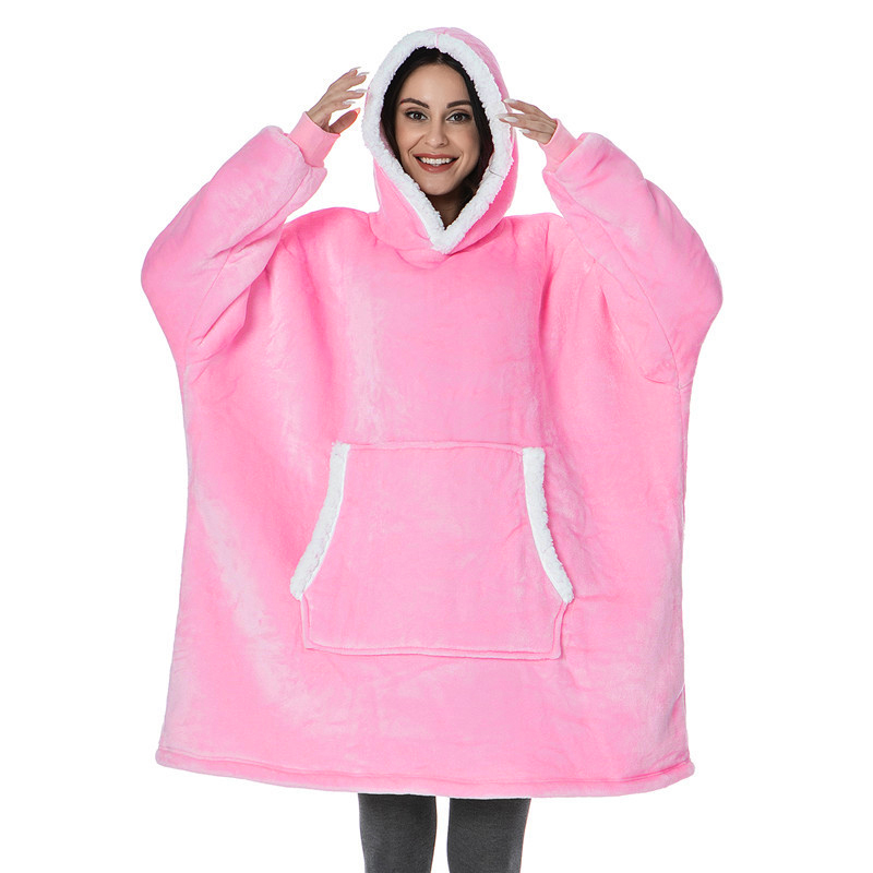 Wearable Adult Super Soft Flan - Sherpa Hoodie Fleece avaliação e preço