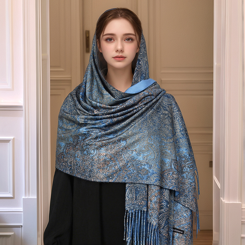 Luxury Paisley Pashmina Shawl  - Cashmere Pashmina Wrap avaliação e preço