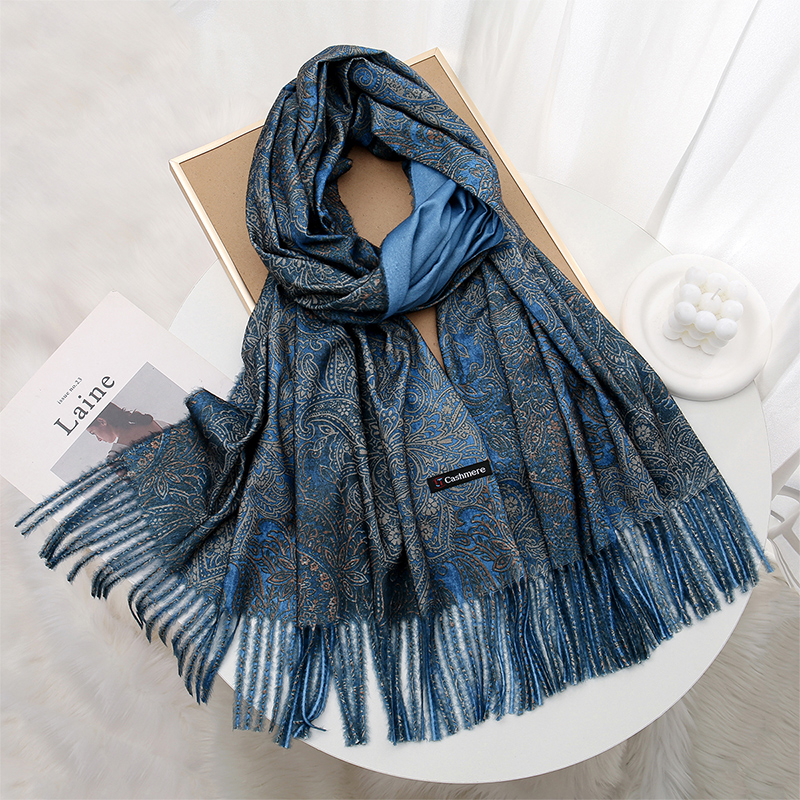 Luxury Paisley Pashmina Shawl  - Cashmere Pashmina Wrap avaliação e preço