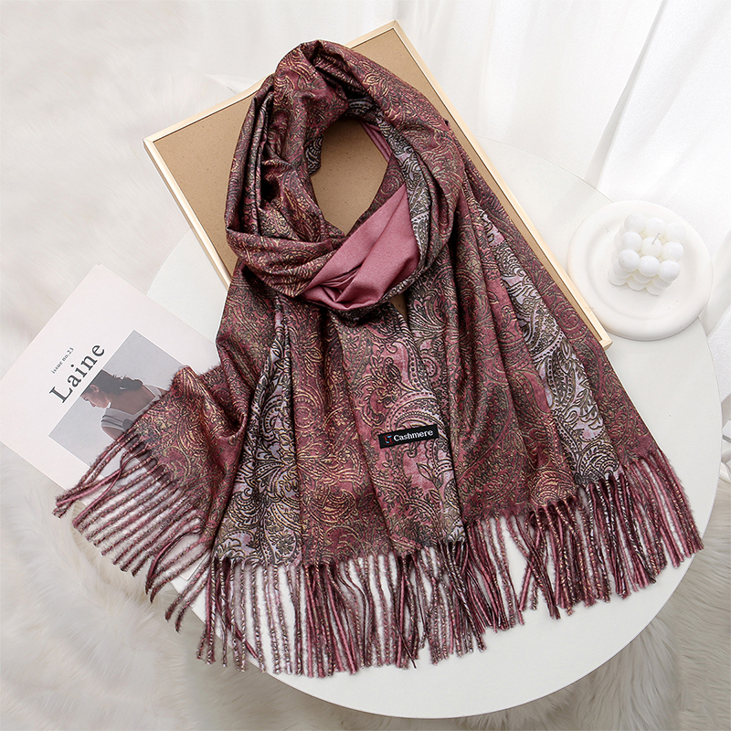 Luxury Paisley Pashmina Shawl  - Cashmere Pashmina Wrap avaliação e preço