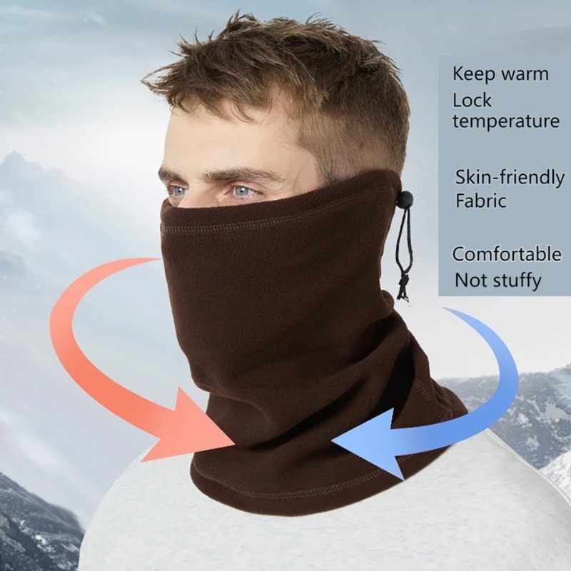 Winter Neck Warmer Gaiter Scar - Neck Gaiter Fleece avaliação e preço