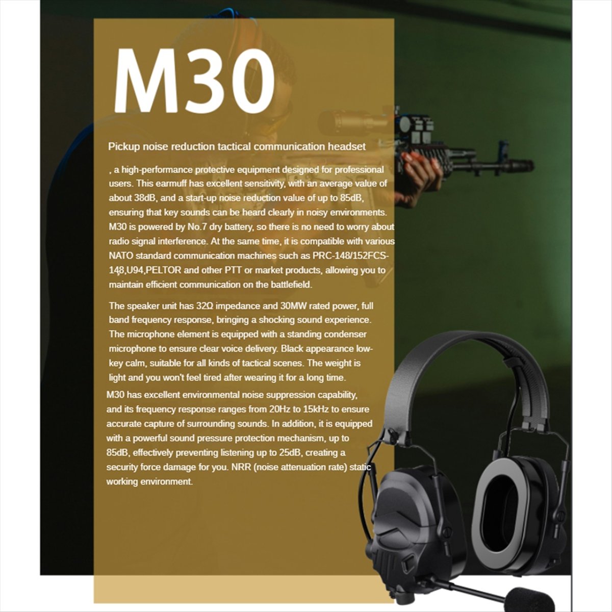 A64I  Headset with Microphone  - Earmuffs Foldable avaliação e preço