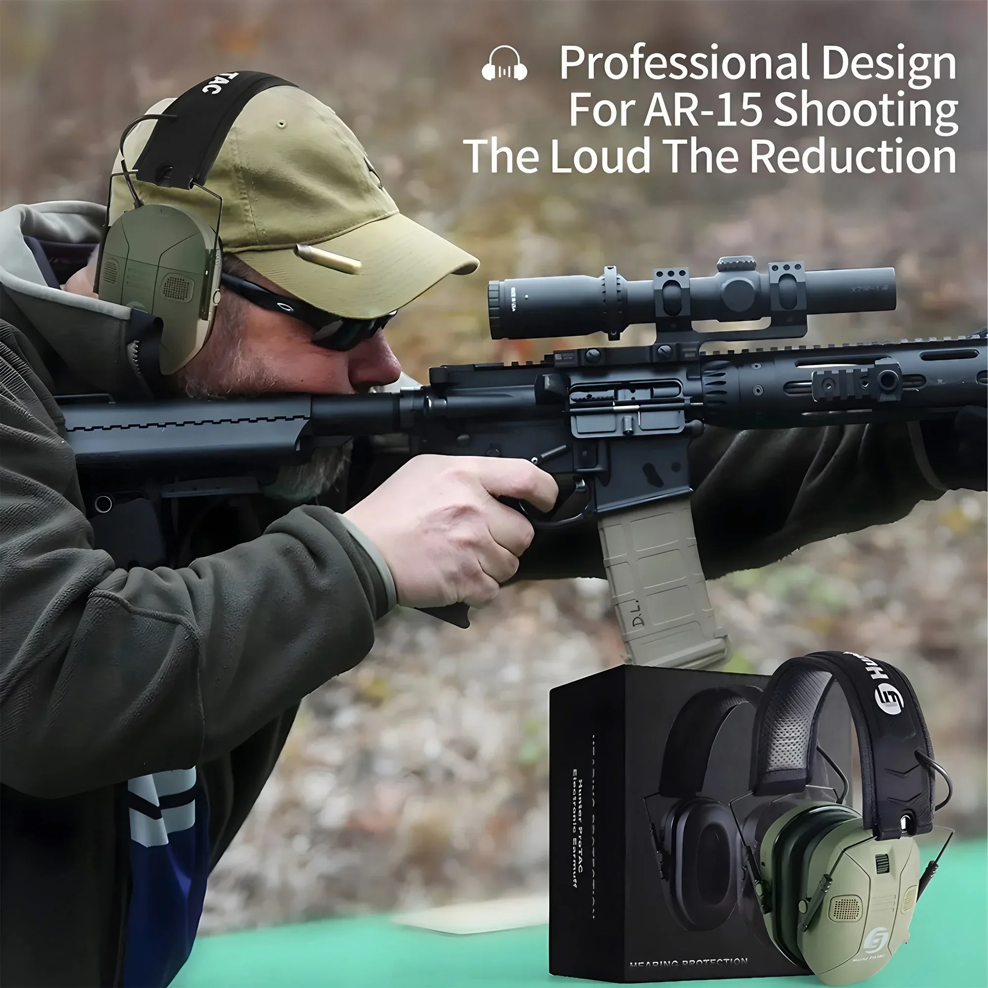 Tactical Foldable Earmuffs 360 - Earmuffs Foldable avaliação e preço