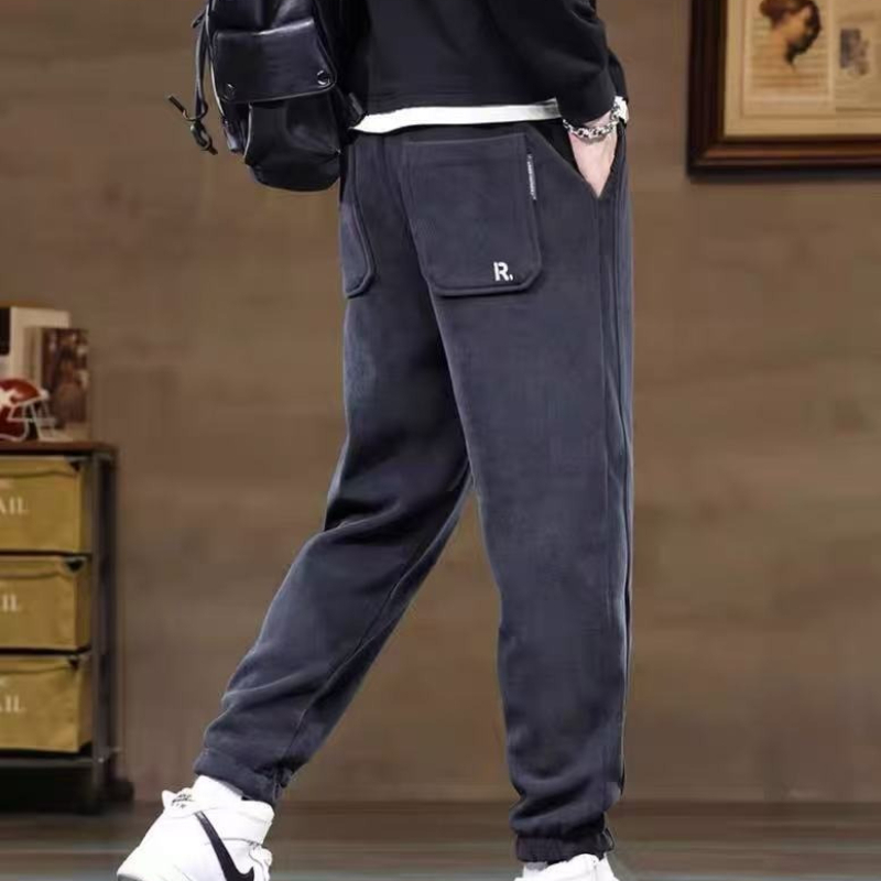 Men’s Winter Fleece Lined Pant - Corduroy Pant Warm avaliação e preço