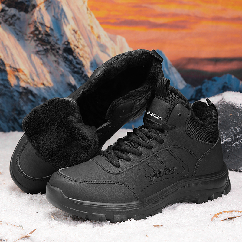 Brand Men's Boots Warm Plush S - Waterproof Winter Boot avaliação e preço