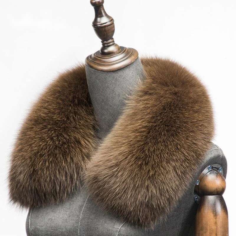 Winter Natural Fox Fur Scarf S - Shawl Wrap Winter avaliação e preço