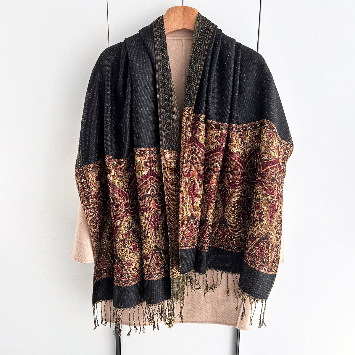 Luxury Scarf For Women Autumn  - Cashmere Pashmina Wrap avaliação e preço