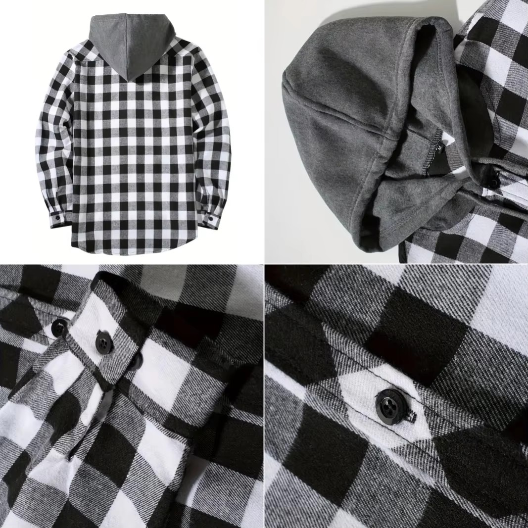 Men's Business Spring And Autu - Flannel Shirt Lined avaliação e preço