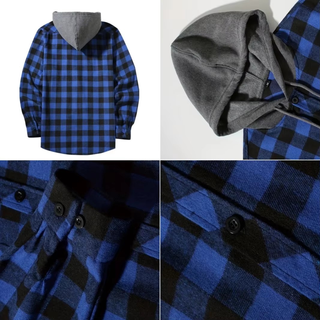 Men's Business Spring And Autu - Flannel Shirt Lined avaliação e preço