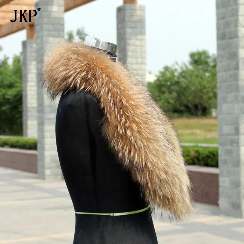 Natural Fur Collar Real raccoo - Shawl Wrap Winter avaliação e preço