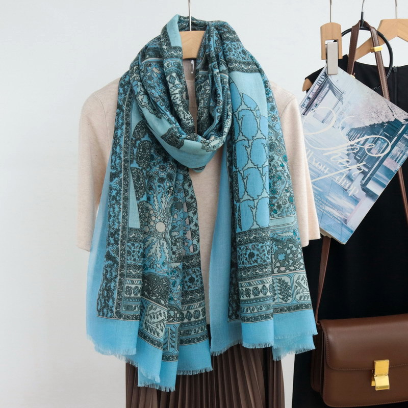 Tassels Long Scarf Luxury Bran - Cashmere Pashmina Wrap avaliação e preço
