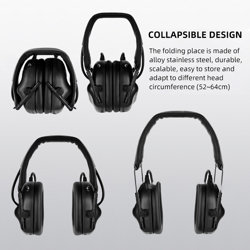 BOOIU Tactical Electronic Shoo - Earmuffs Foldable avaliação e preço