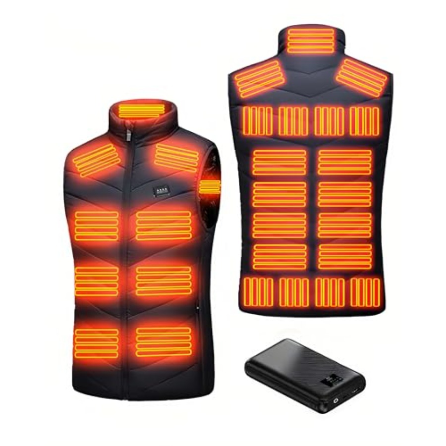 Heated Down Vest for and Wo wi - Heated Vest Battery avaliação e preço