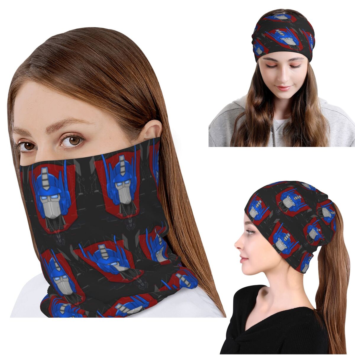 Optimus Prime Bust Bandana Nec - Knit Beanie Hat Warm avaliação e preço