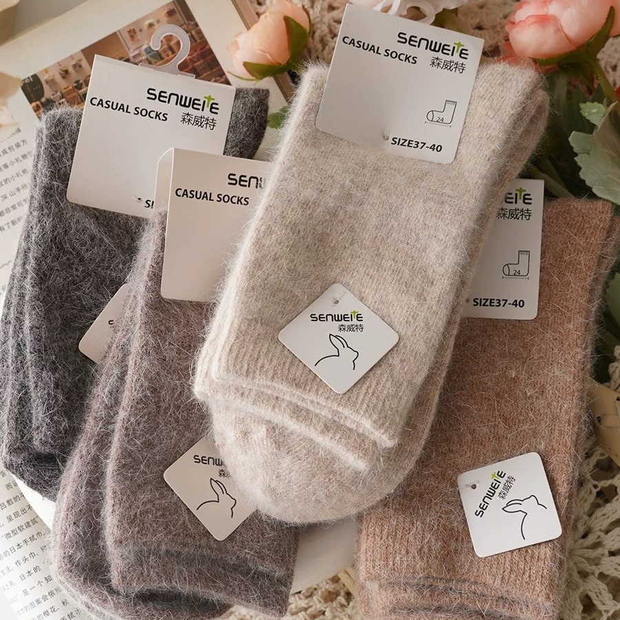 Thickened Wool & Rabbit Hair M - Thermal Sock Wool avaliação e preço