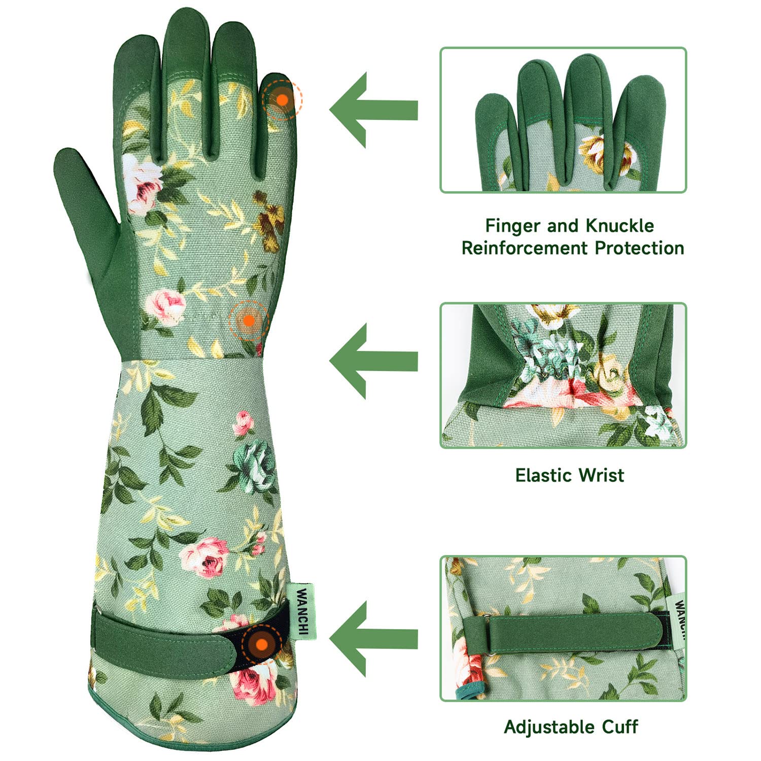 Women's Long Gardening Gloves, - Touch Screen Gloves avaliação e preço