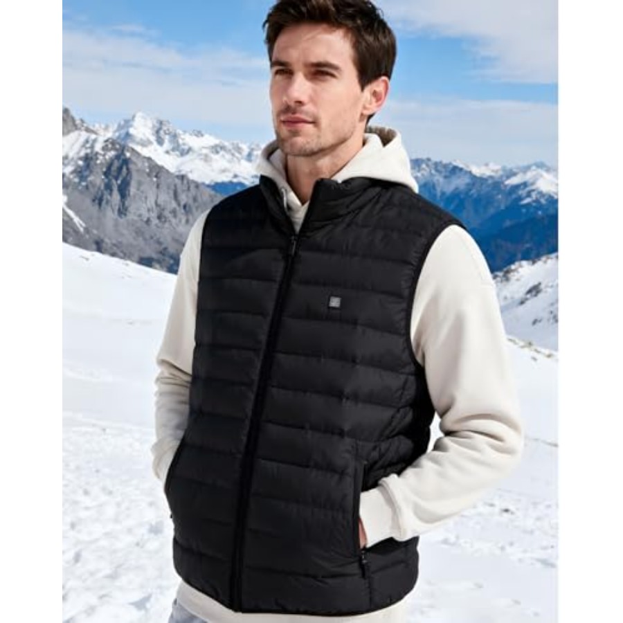 Men's Lightweight Heated Vest  - Heated Vest Battery avaliação e preço