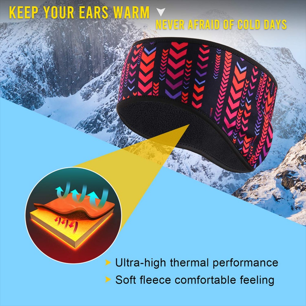 Winter Ear Warmer Cover Sports - Fleece Ear Warmer Band avaliação e preço