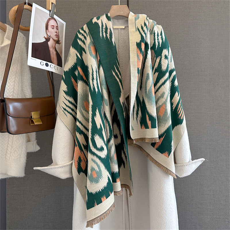 2025 Brand Warm Cashmere Ponch - Cashmere Pashmina Wrap avaliação e preço