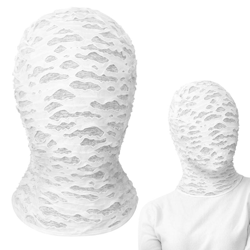 New Punk Distressed Ripped Fac - Balaclava Ski Mask avaliação e preço