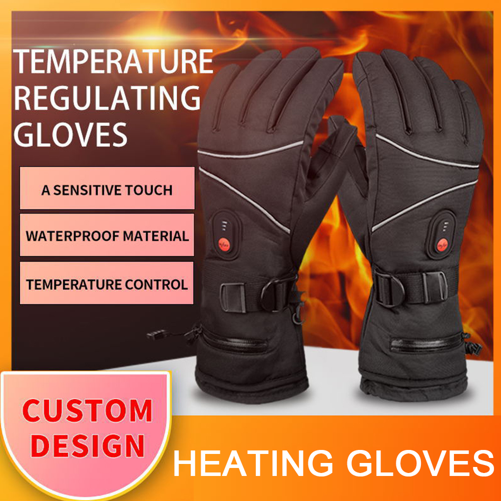 1 Pair Electric Heating Gloves - Touch Screen Gloves avaliação e preço