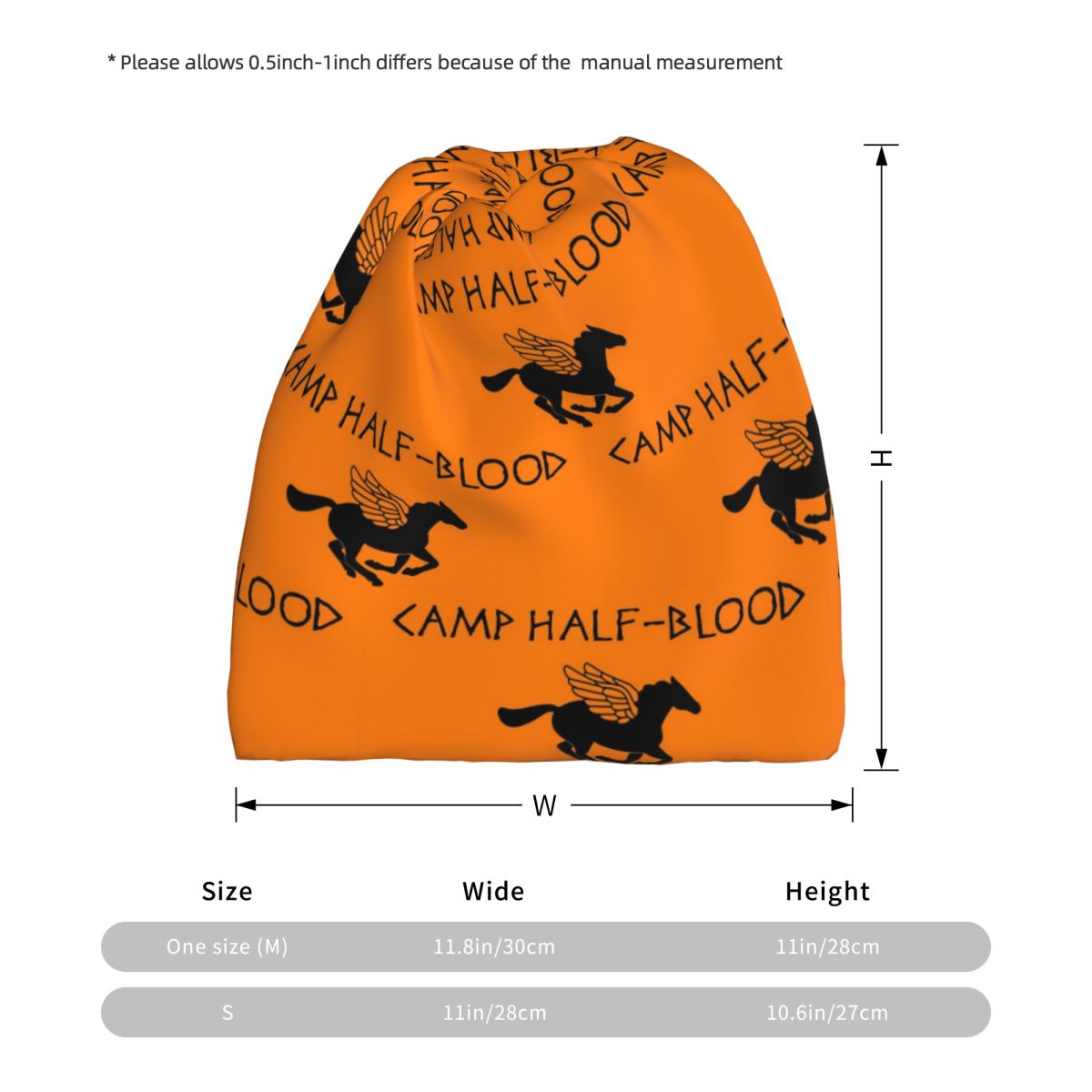 Camp Half-Blood - Percy Jackso - Knit Beanie Hat Warm avaliação e preço