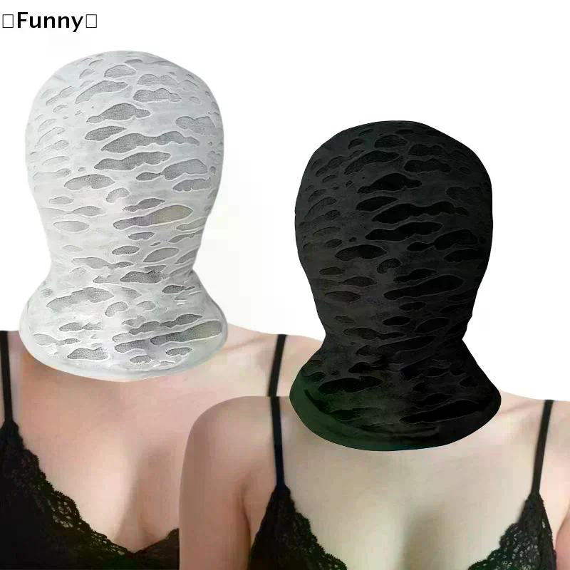 Gothic Punk Distressed Ripped  - Balaclava Ski Mask avaliação e preço