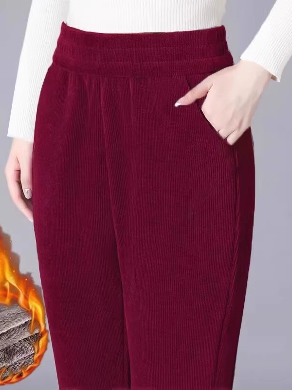 Thickened Straight Leg Pants W - Corduroy Pant Warm avaliação e preço