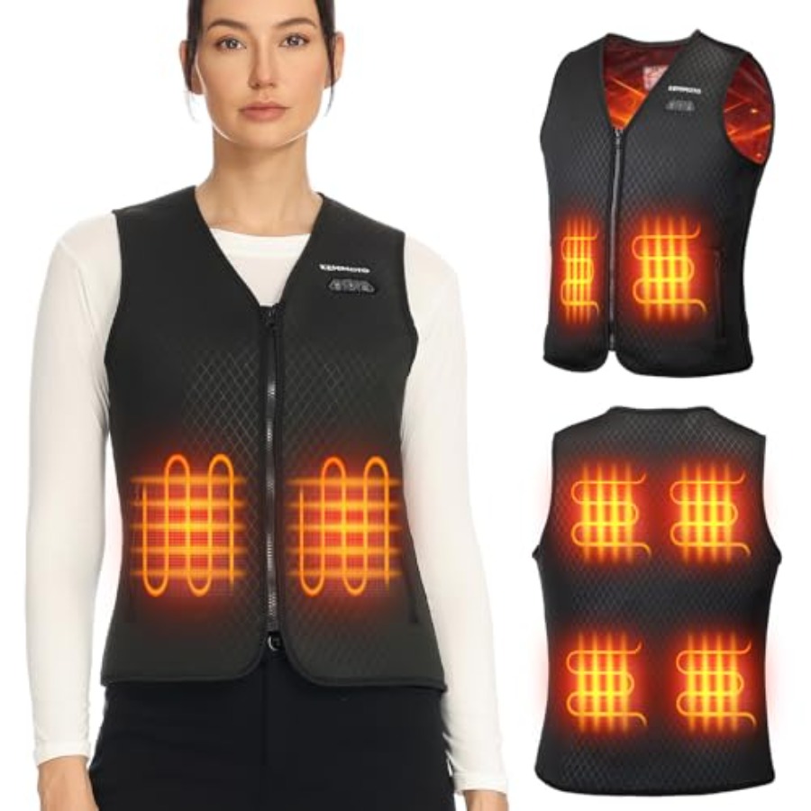 KEMIMOTO Womens Heated Vest El - Heated Vest Battery avaliação e preço