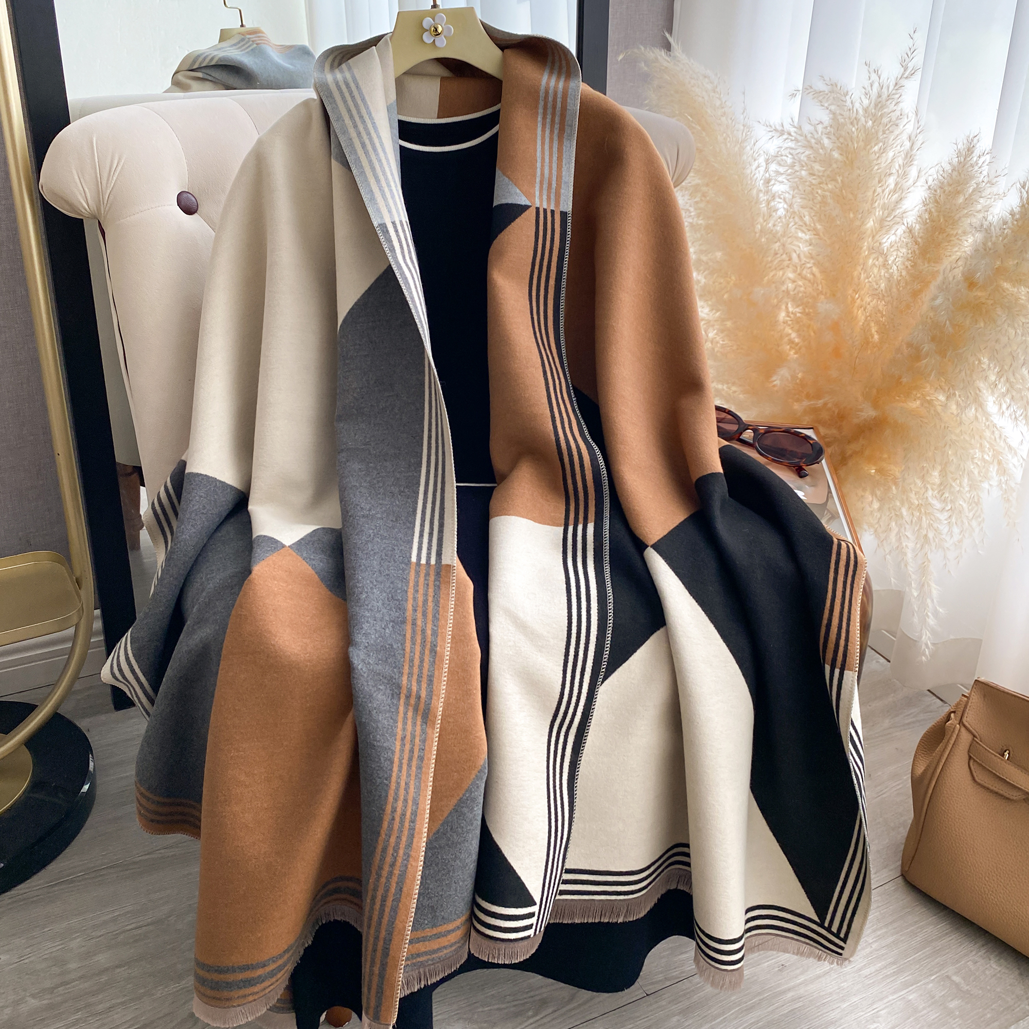 2025 Luxury Winter Cashmere Sc - Cashmere Pashmina Wrap avaliação e preço